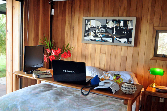 Volare even caters to real comfort available from your bed - TV, computer, telephone